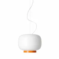 Foscarini - Chouchin Reverse 1 LED hanglamp Wit / Oranje