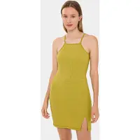 Hiccups for Kids Mouwloze Halter-Neck Mini-jurk met Zijsplit
