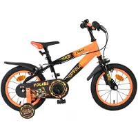 Volare Strike Kinderfiets - Jongens - 14 inch - Oranje - Twee handremmen