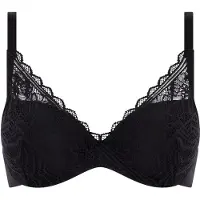 Chantelle - Floral Touch - Bedekkende memory bh - Soft Feel - ZWART