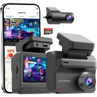 DDPai Z50 Pro Dashcam Voor en Achter 4K+1080P, Dashcam voor Auto's, Ingebouwde 5G Wi-Fi 6 GPS, 3" Display Dashcam, Super Nachtzicht, Ondersteunt ADAS, Loop Opname, 48H Parkeermodus