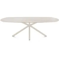 Henders & Hazel Caletta Esszimmertisch Oval HPL/Metall Kreuzfuß