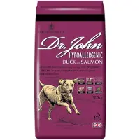 Dr. John Hypoallergene eend met zalm - droogvoer voor honden - 12,5 kg
