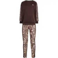 Adidas Joggingpak 'Adidas x Liberty London' beige / bruin / taupe / wit