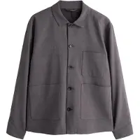 Next - Heren - N. Premium geruite Chore-jas - Bruin