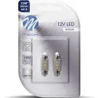 Mtech LED C5W 12V 36mm - Basis 3x Led diode - Canbus - Wit - Set