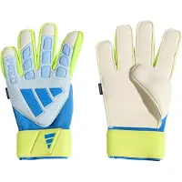 Adidas Predator Match Fingersave Keepershandschoenen Lichtblauw Blauw Neongeel