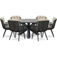 Coco Custa/Xento 150 cm dining tuinset 7-delig