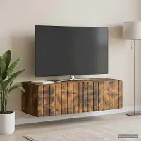 Prolenta Maison Exclusive - Wandmeubel voor televisie, 98 x 41 x 30 cm, gerookt eikenhout