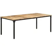 Prolenta Maison Exclusive - Eettafel 200x100x76 cm, ruw mangohout