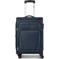 Wenger Beaumont 4 wielen Trolley M 67 cm met uitbreidingsplooi blauw