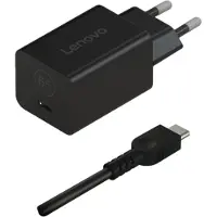 Lenovo - Netspanningsadapter - nano, GAN - 65 watt (USB-C) - zwart - Europa - voor Chrome 14M8911; Slim 5 14AGP11; 5 14AHP11; 5 14IPH11; 5 16AGP11; 5 16IPH11
