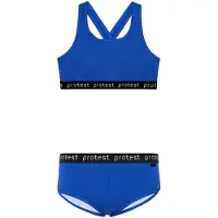 Protest crop bikini PRTBEAU JR kobaltblauw Meisjes Polyester Effen - maat 164