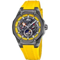Lotus Analoog horloge geel