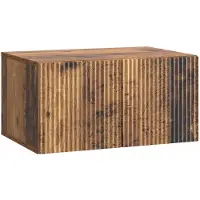 vidaXL Wandmontage TV-kast 59,5 x 41 x 30 cm Oud hout Bewerkt hout
