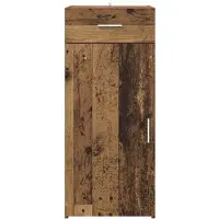 vidaXL Opbergkast Oudhout 40 x 42,5 x 93 cm Geconstrueerd hout