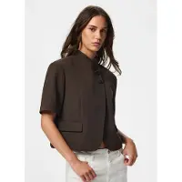 Pieces Pcolivia 2/4 Blazer Dames Bruin S