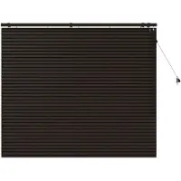 vidaXL Venetiaanse jaloezie Donkerbruin 160 x 130 cm 35 mm