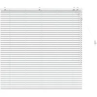 vidaXL Venetiaanse jaloezie Wit 140 x 130 cm 35 mm
