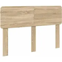 vidaXL Hoofdbord Sonoma Eik Bewerkt hout