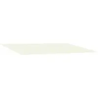 vidaXL Vervangingsdoek voor zonnescherm Crèmekleurig 300 x 250 cm