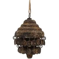 Countryfield Hanger Amira Roest Metaal Øx33cm Bruin bruin Metaal Decoratief