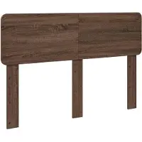 vidaXL Hoofdbord Bruin Eiken Bewerkt hout