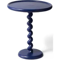 Pols Potten Side Table Twister Deep Blue
