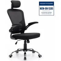 Infinity Goods Ergonomische Bureaustoel - Office Chair - Verstelbaar - 4D Lendensteun & Mesh - Tot 150kg - NEN-EN1335 - Zwart