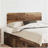 vidaXL Hoofdbord Oud Hout Bewerkt hout