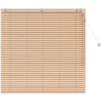 vidaXL Venetiaanse jaloezie Eiken Look 125 x 130 cm 35 mm