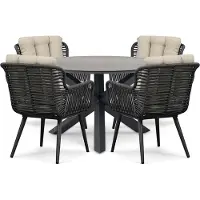 Coco Custa/Xento 120 cm dining tuinset 5-delig
