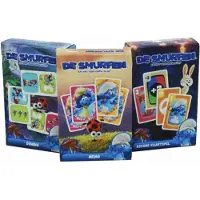 De Smurfen 3 smurfen kaartspelletjes - Domino - Kaartje keer - Assano