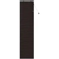 vidaXL Venetiaanse jaloezie Donkerbruin 60 x 250 cm 35 mm