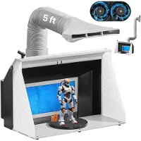 Vevor Airbrush-spuitcabine met dubbele ventilatoren (545 x 475 x 370 mm)