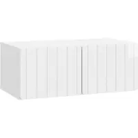 vidaXL Wandmontage TV-kast 78,5 x 41 x 30 cm Hoogglans Wit