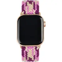 IDEAL OF SWEDEN Soft Braid Watch Band voor de Apple Watch | 44/45/46/49 mm - Cherry Crush