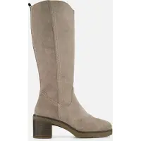 Feyn Hoge laarzen taupe Suede Maat 38