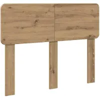 vidaXL Hoofdbord Artisan Eiken Bewerkt hout