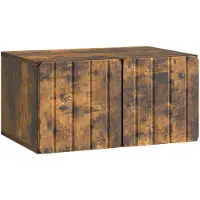vidaXL Wandmontage TV-kast 59,5 x 41 x 30 cm Gerookt eiken