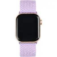 IDEAL OF SWEDEN Soft Braid Watch Band voor de Apple Watch | 44/45/46/49 mm - Lavender Milk
