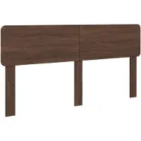 vidaXL Hoofdbord Bruin Eiken Bewerkt hout