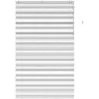 vidaXL Venetiaanse jaloezie Wit 160 x 250 cm 35 mm