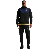 Nike Inter Milan Tech Woven Trainingspak Hooded Full-Zip 2026-2027 Zwart Blauw Goud