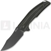 Reate Jack Jr. vouwmes, Black Aluminum, Black DLC