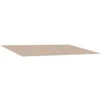 vidaXL Vervangingsdoek voor zonnescherm Beige 300 x 250 cm Polyester