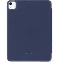 Decoded Siliconen Slim Case voor iPad Air 11 Inch - iPad Hoes - Beschermhoes met Standfunctie, Auto Wake/Sleep, Apple Pencil Compatibel en Magneetsluiting - Blauw