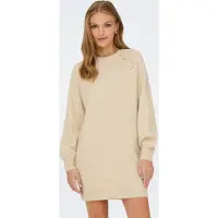 ONLY Gebreide jurk 'EMMA' sand