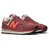 New Balance Sneakers laag '574' oranje / bourgogne
