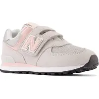 New Balance Sneakers '574' grijs / rosa / wit
